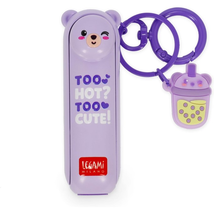 Legami, Mini Fan, Ventilatore portatile ricaricabile, Tema Teddy