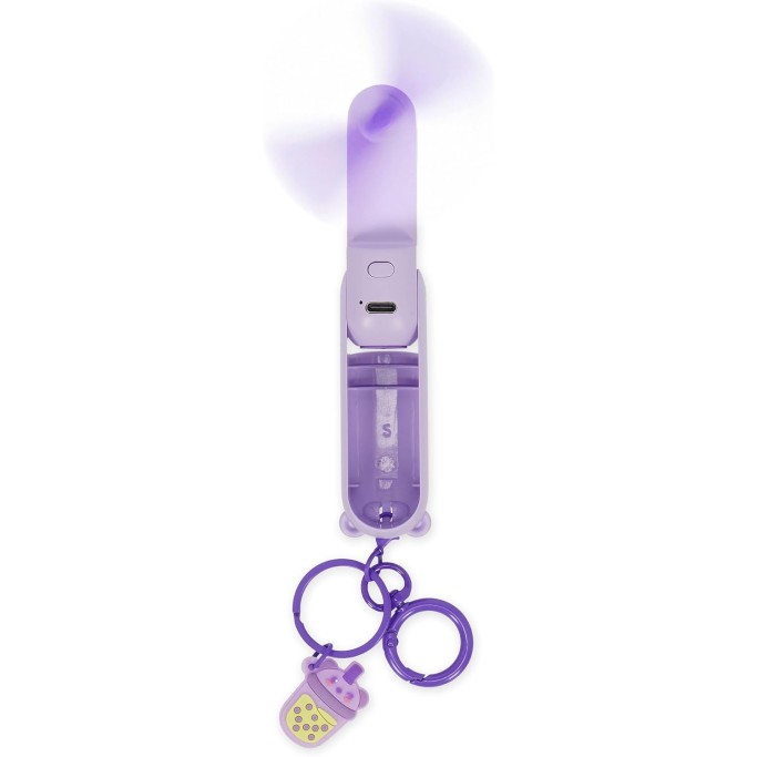 Legami, Mini Fan, Ventilatore portatile ricaricabile, Tema Teddy