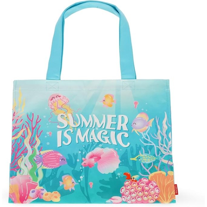Legami, Borsa Mare Donna, Grande, Beach Bag summwe magic