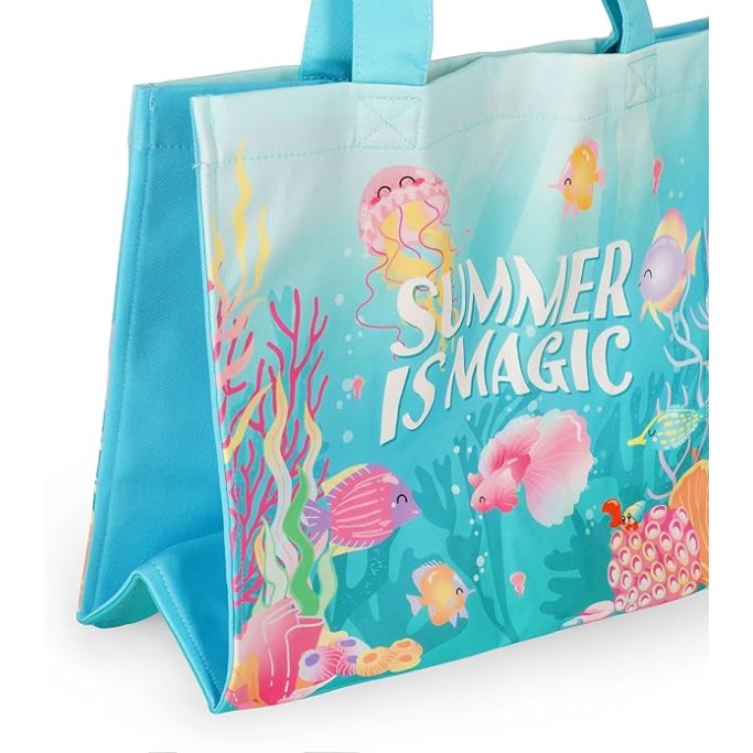 Legami, Borsa Mare Donna, Grande, Beach Bag summwe magic