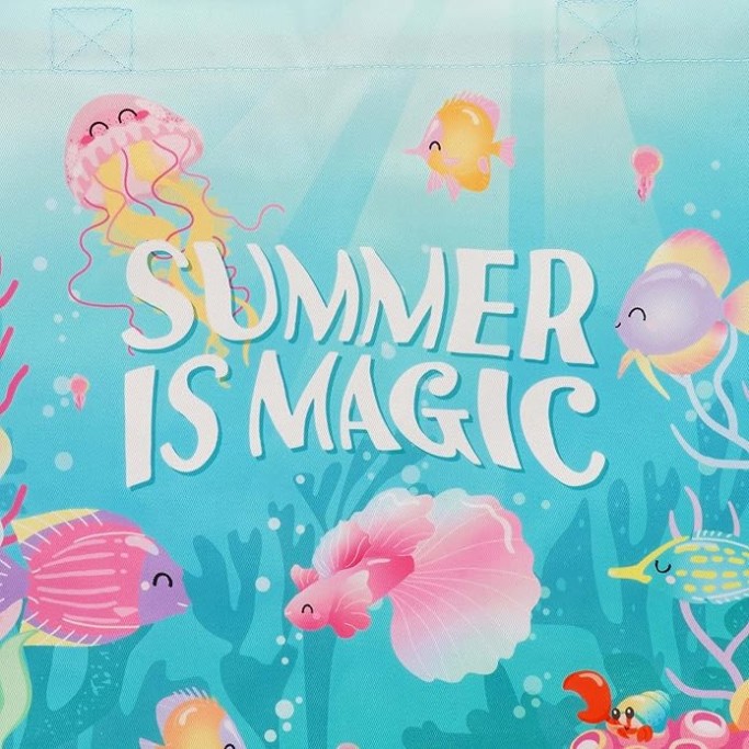 Legami, Borsa Mare Donna, Grande, Beach Bag summwe magic