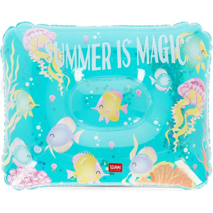 Legami, Cuscino Spiaggia Gonfiabile, da Campeggio Piscina Mare, Summer Is Magic