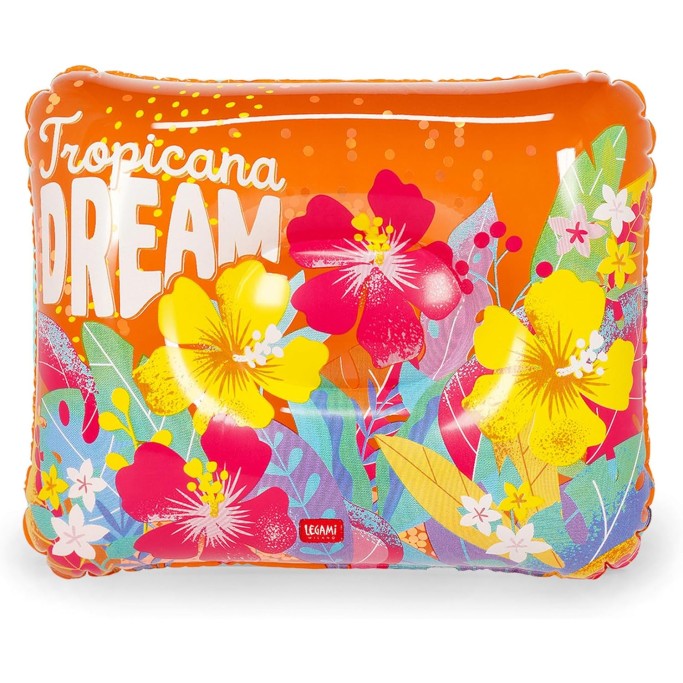 Legami, Cuscino Spiaggia Gonfiabile, da Campeggio Piscina Mare, Tropican Dream
