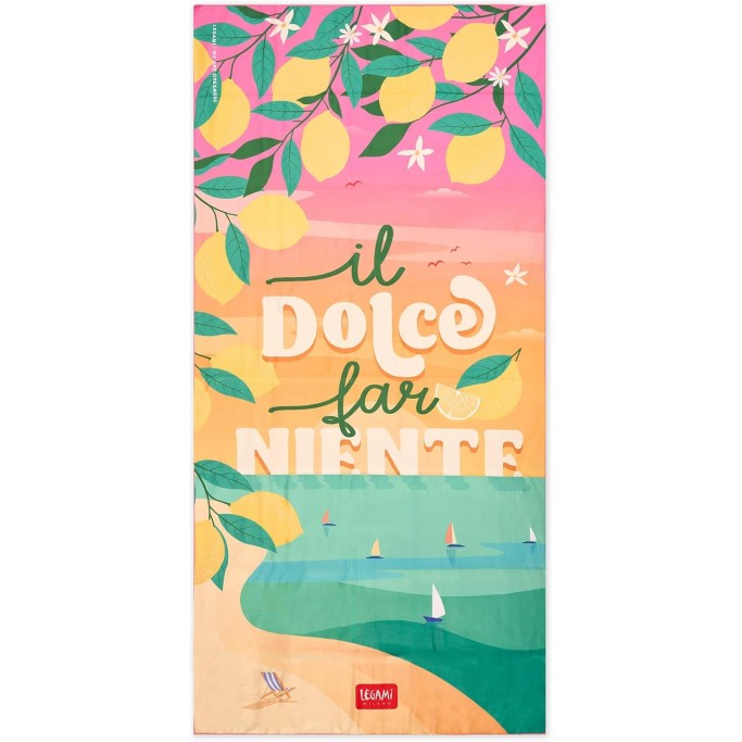 Legami, Telo Mare Leggero, Telo Mare in Microfibra, Dolce far Niente