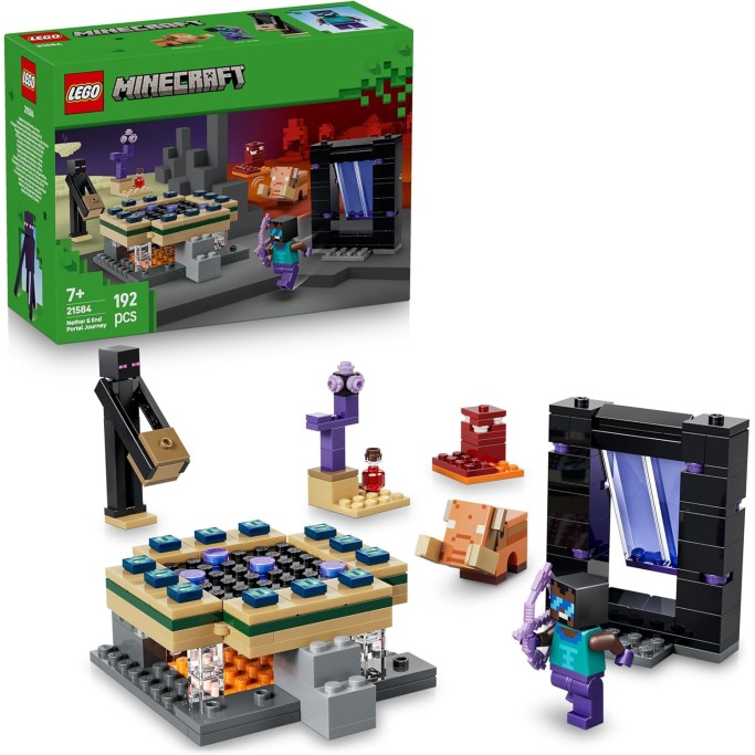 Lego, Minecraft Viaggio nel Portale del Nether e dell’End, 21584