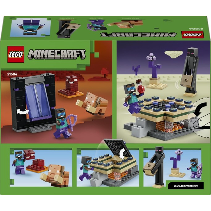 Lego, Minecraft Viaggio nel Portale del Nether e dell’End, 21584