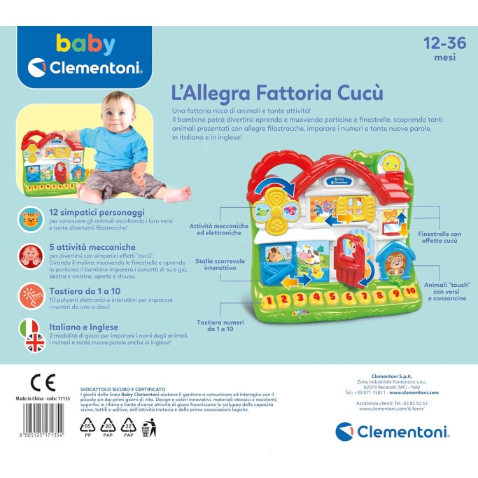 Clementoni, L’Allegra Fattoria Cucù