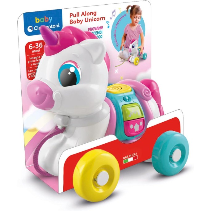 Clementoni, Baby Baby Unicorno Sempre con Me