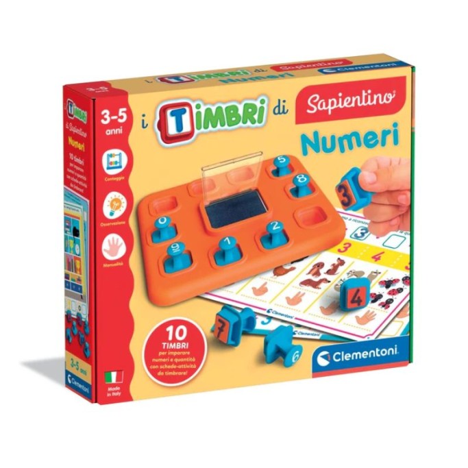 Clementoni I Timbri di Sapientino - Numeri
