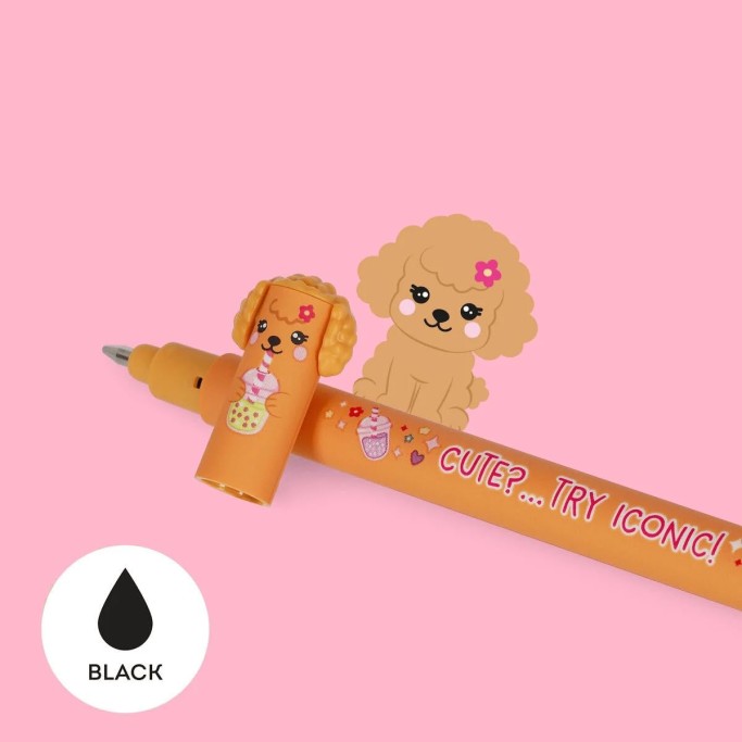 Legami, Set di 3 Penne Cancellabili, Erasable Pen, Fur-ever Friends