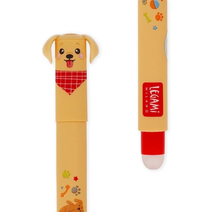 Legami, Set di 3 Penne Cancellabili, Erasable Pen, Fur-ever Friends