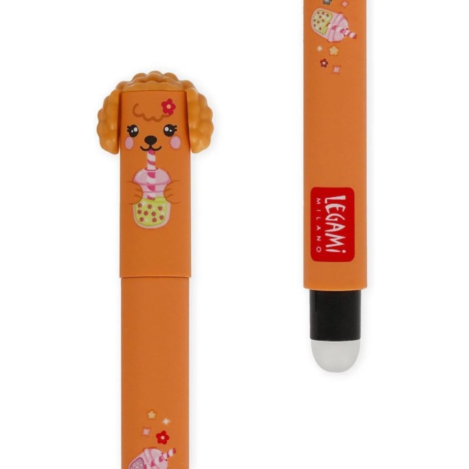 Legami, Set di 3 Penne Cancellabili, Erasable Pen, Fur-ever Friends