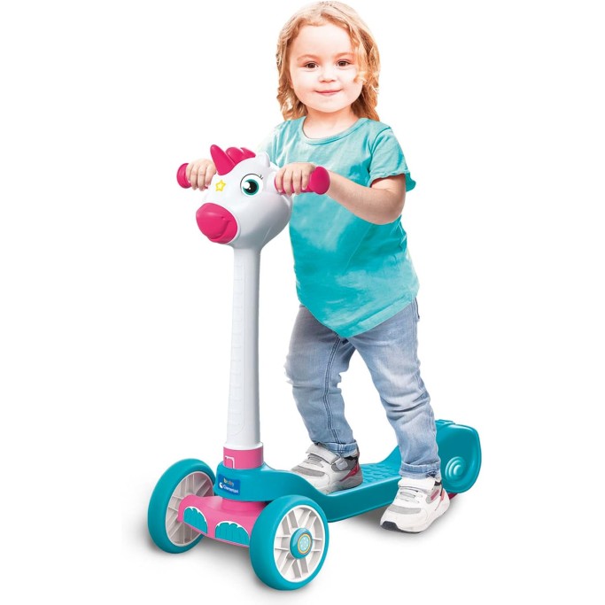 Clementoni, Baby Unicorn Push Scooter
