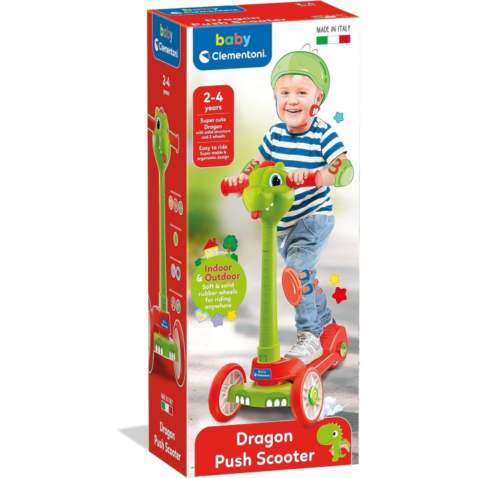 Clementoni, Baby Draghetto Push Scooter