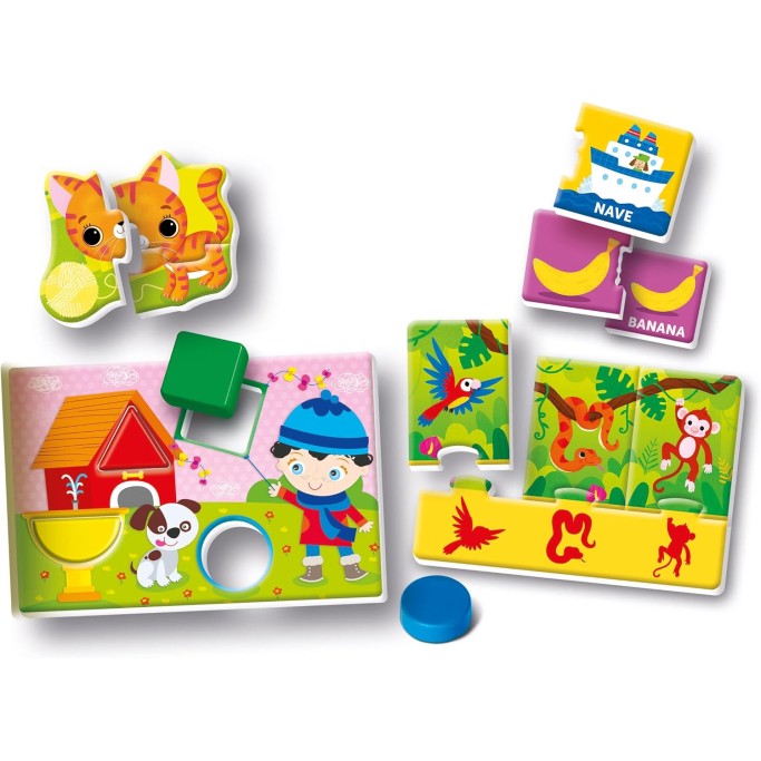 Clementoni Sapientino Montessori, Primi Giochi