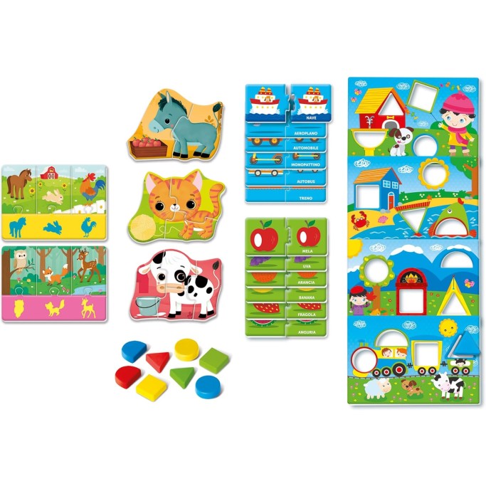 Clementoni Sapientino Montessori, Primi Giochi