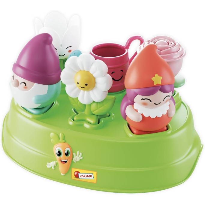 Lisciani Giochi, Carotina Baby Edu shapes, Gnome and flowers