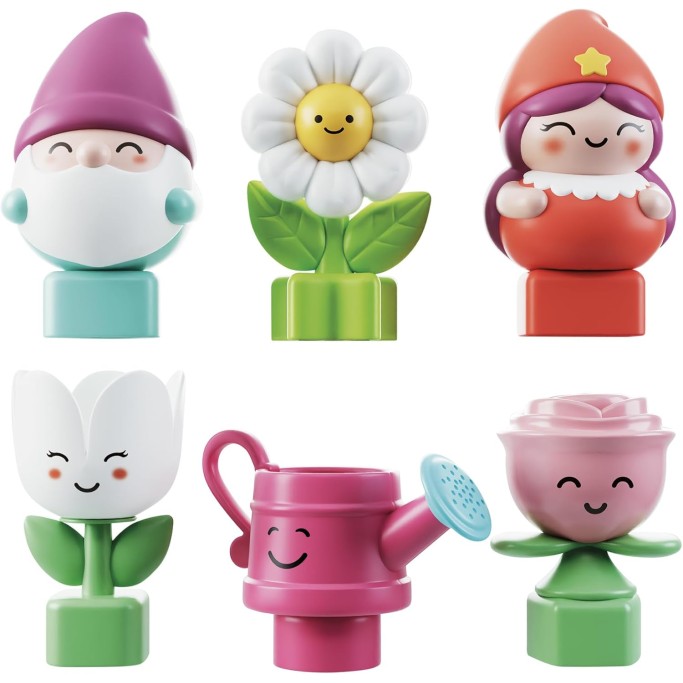Lisciani Giochi, Carotina Baby Edu shapes, Gnome and flowers