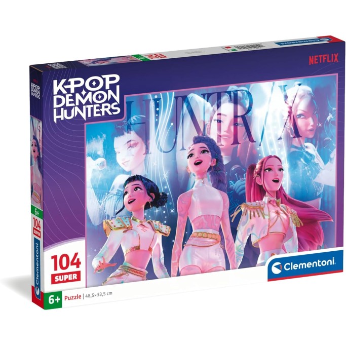 Clementoni Puzzle 104 Pezzi , K-pop Demon Hunters