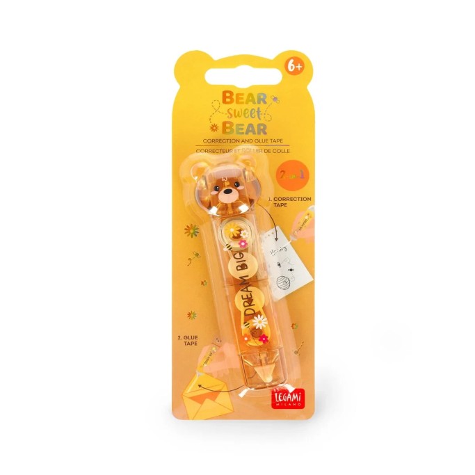 Legami, correttore a nastro Bear sweet bear con colla a nastro