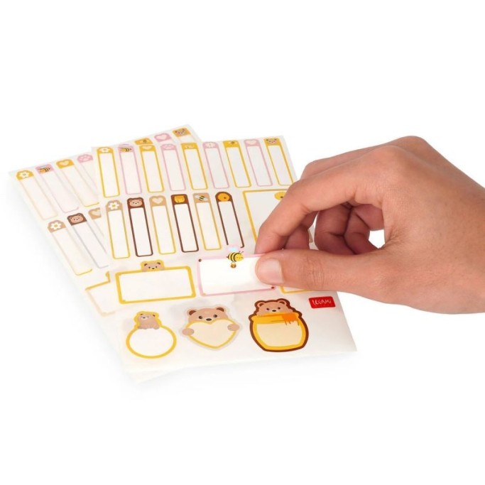 Legami, Etichette Adesive con Pellicola Protettiva - My Name Is... - Teddy Bear