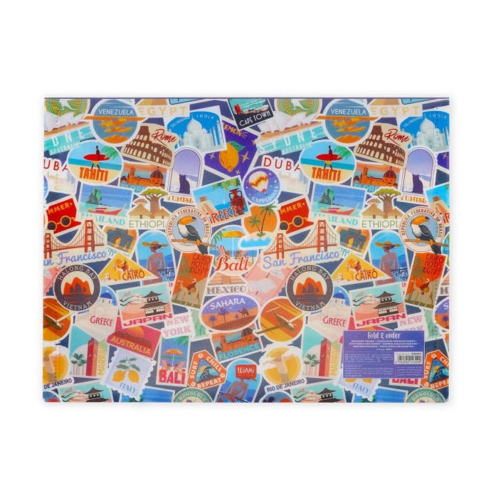 Legami, Cartella Portadocumenti Travel Stickers