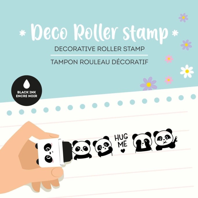 Legami, Timbro Decorativo a Rullo, tema Panda