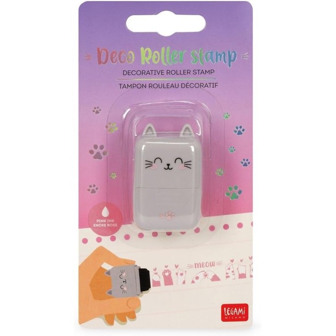 Legami, Timbro Decorativo a Rullo, tema Kitty