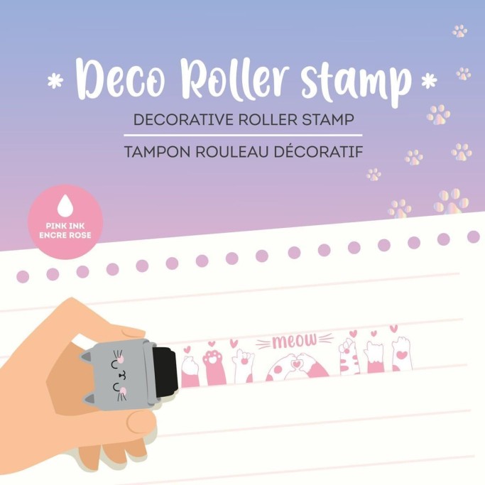 Legami, Timbro Decorativo a Rullo, tema Kitty