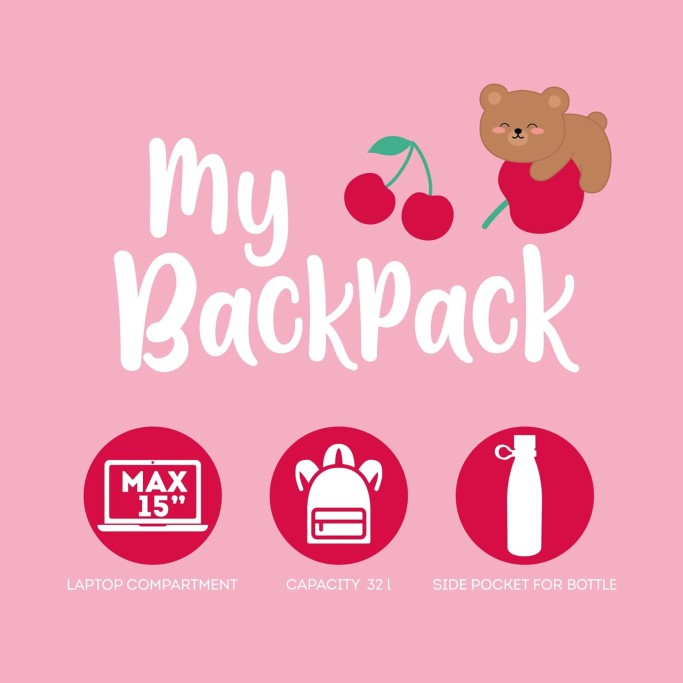 Legami, Zaino Per Scuola My Backpack, tema Teddy Bear