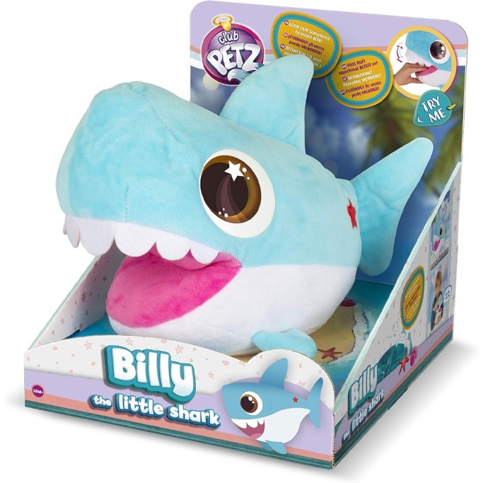 Club Petz Billy Cucciolo di Squalo Peluche con Luci e Suoni