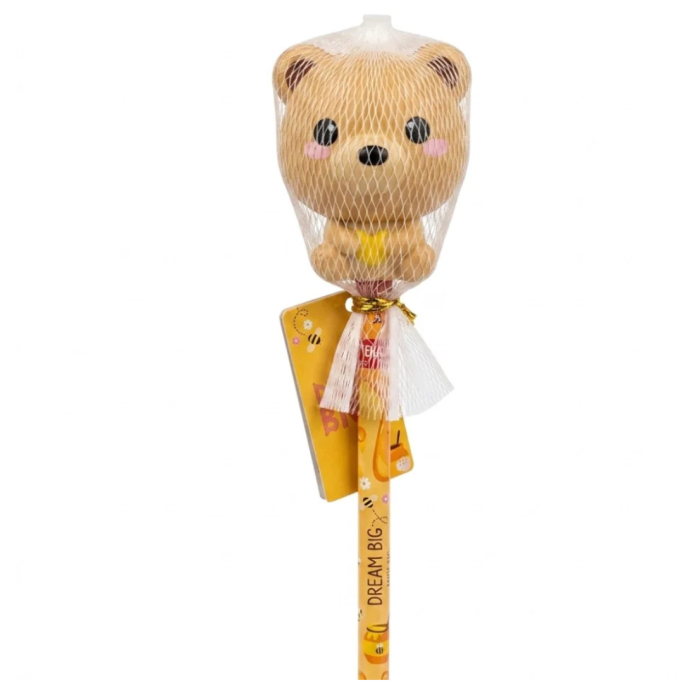Legami, Matita con squishy Legami Squeezies, Teddy Bear