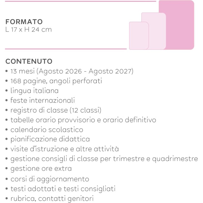 Legami, Agenda del Docente 2027 Large, Eclectic Blue
