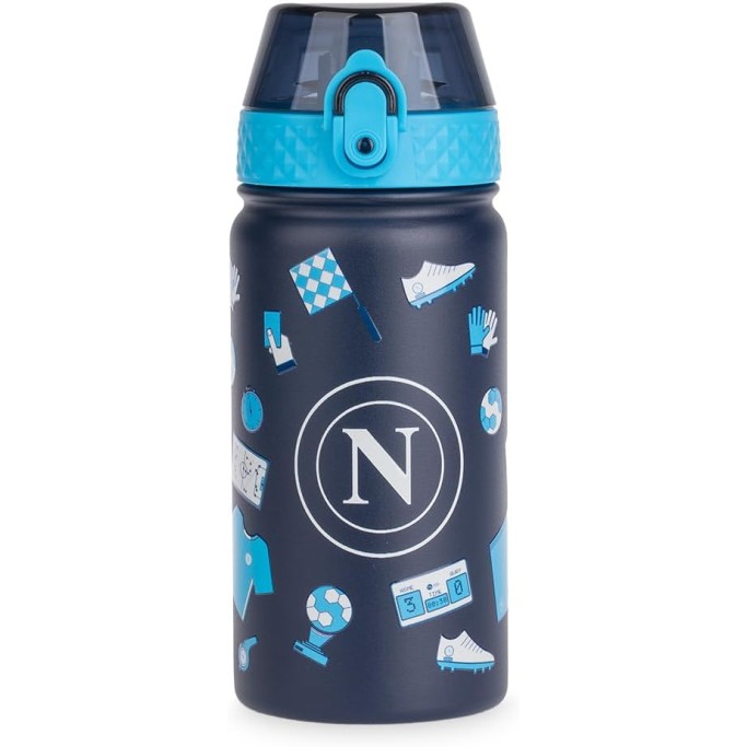 Colourbook, Borraccia Termica Bambini 400 Ml Napoli Ufficiale