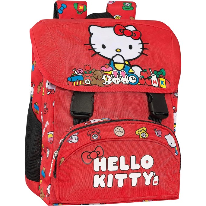 HELLO KITTY, Zaino Scuola Elementare Ufficiale Hello Kitty