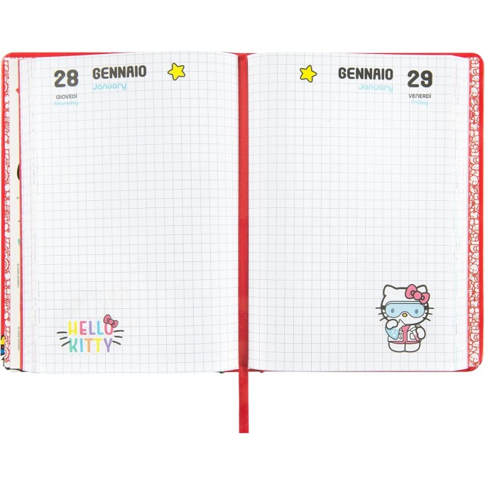 HELLO KITTY, Diario Scuola 2026-2027 Ufficiale Hello Kitty