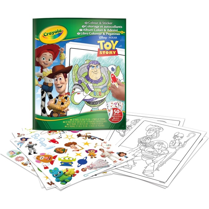 CRAYOLA Album da colorare con Sticker