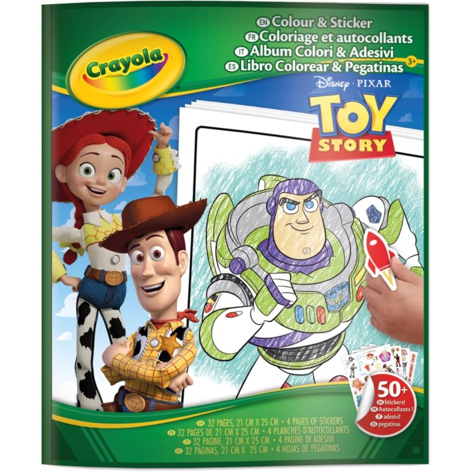 CRAYOLA Album da colorare con Sticker