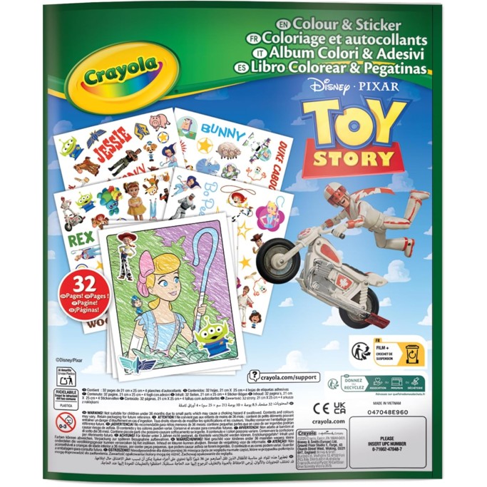 CRAYOLA Album da colorare con Sticker