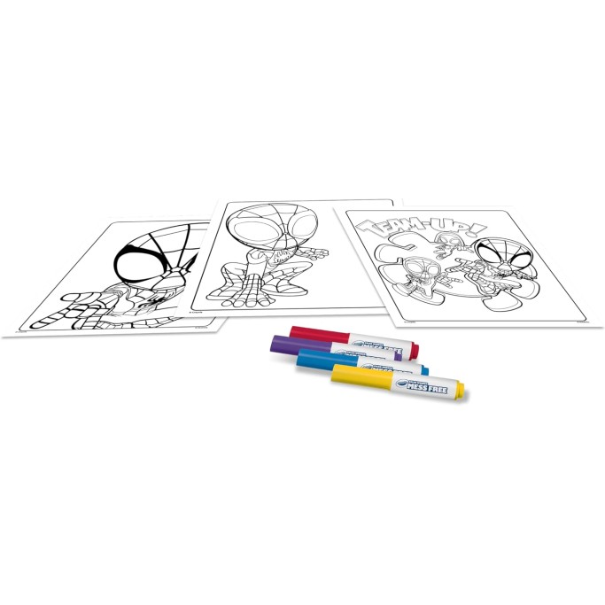 CRAYOLA Color Wonder, Set da Colorare Toy con 4 Pennarelli Senza Macchia