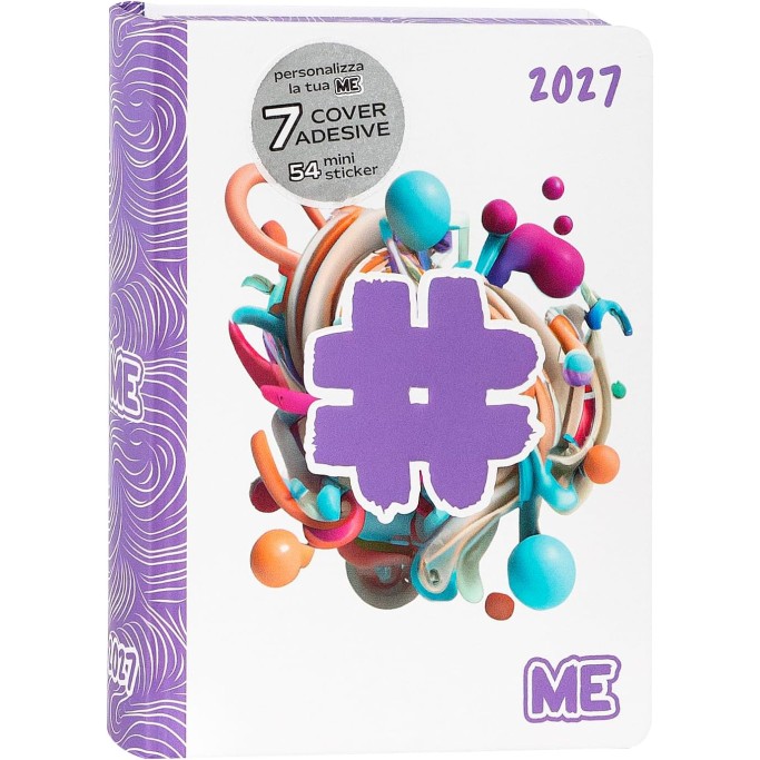 ME MY EVOLUTION, Diario - Agenda 2027 Giornaliera 16 Mesi, formato 12x16,5 cm