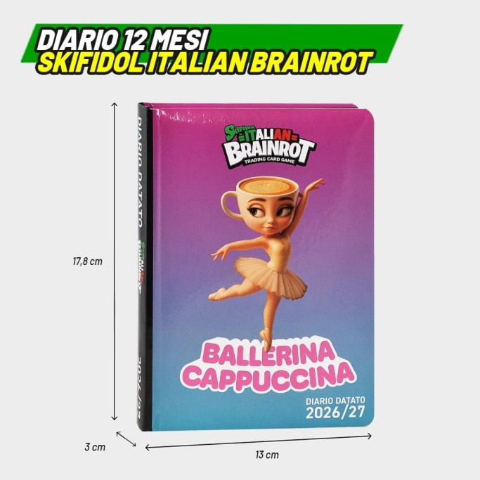 SKIFIDOL ITALIAN BRAINROT, Diario Scuola 2026-2027