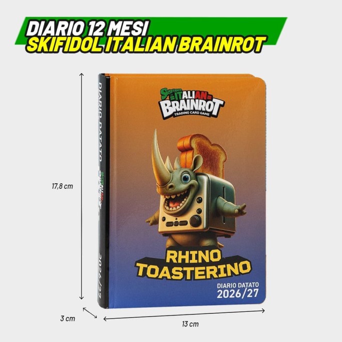 SKIFIDOL ITALIAN BRAINROT, Diario Scuola 2026-2027