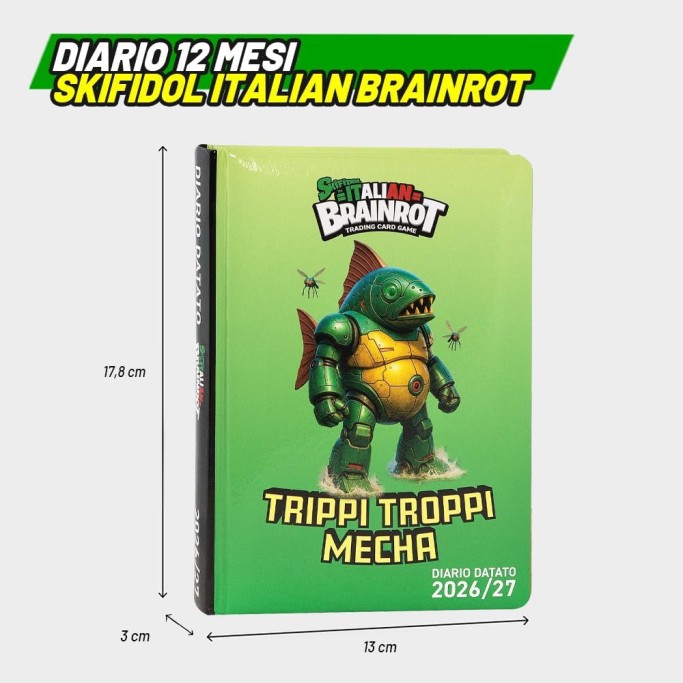 SKIFIDOL ITALIAN BRAINROT, Diario Scuola 2026-2027