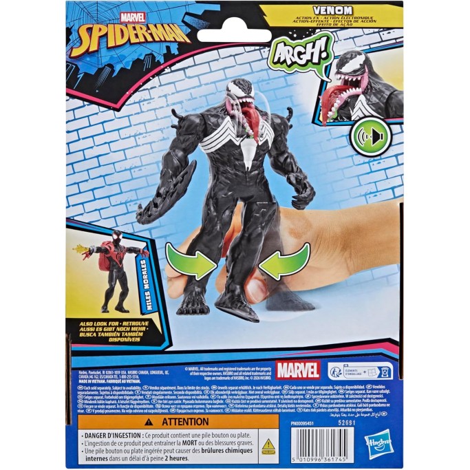 Hasbro Marvel Spider-Man, Venom Action FX