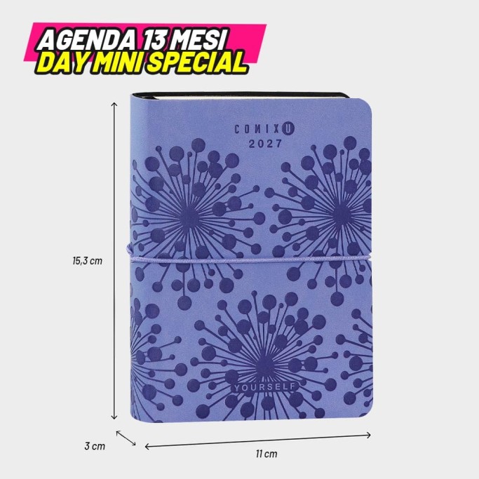 COMIX U YOURSELF SPECIAL - Agenda 2026-2027 Giornaliera 13 Mesi, Copertina Morbida e Termovirante con Elastico