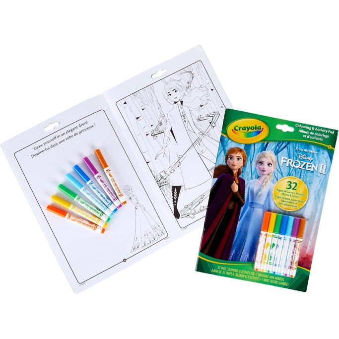 CRAYOLA, Album Attività & Coloring, Sonic, Toy Story, Spdey, Frozen
