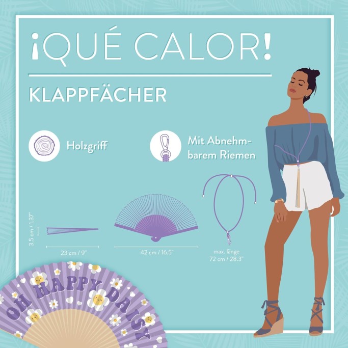 Legami, Ventaglio pieghevole ¡Que Calor!, Tema Daisy