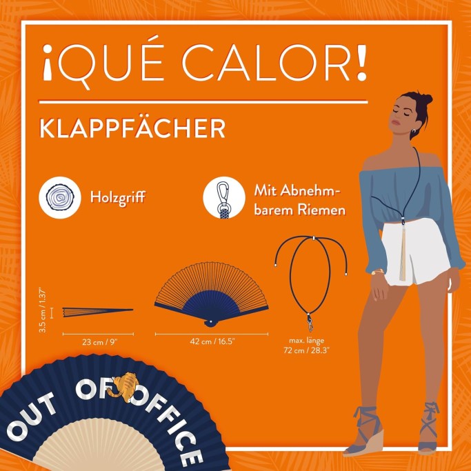 Legami, Ventaglio pieghevole ¡Que Calor!, Tema Out of Office
