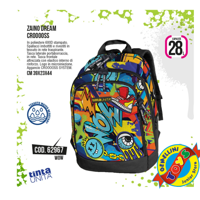 Tinta Unita, ZAINO DREAM YOUNG WOW CROSS SISTEM